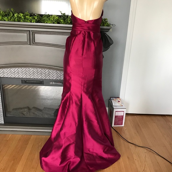 Noir by Lazaro prom homecoming bridesmaid dress - Picture 4 of 13